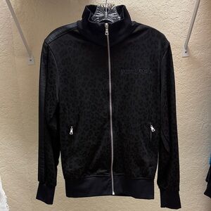 Palm Angels Men’s Black Leopard Print 100% Authentic Jacket​